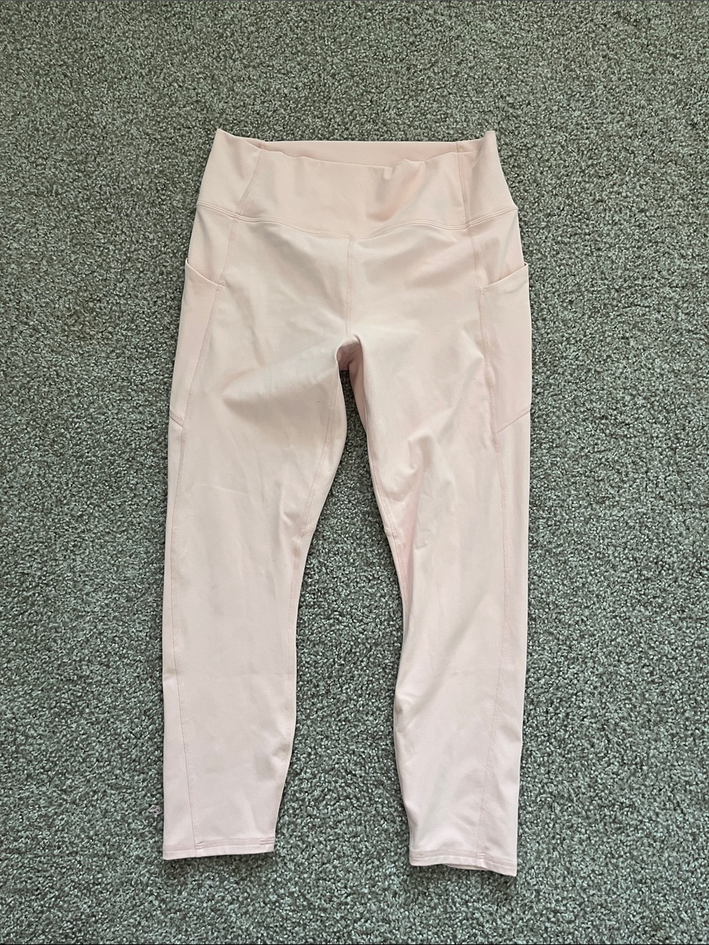 Fabletics Pink Cloud Oasis Pureluxe HR 7/8 Leggings Size L/XL